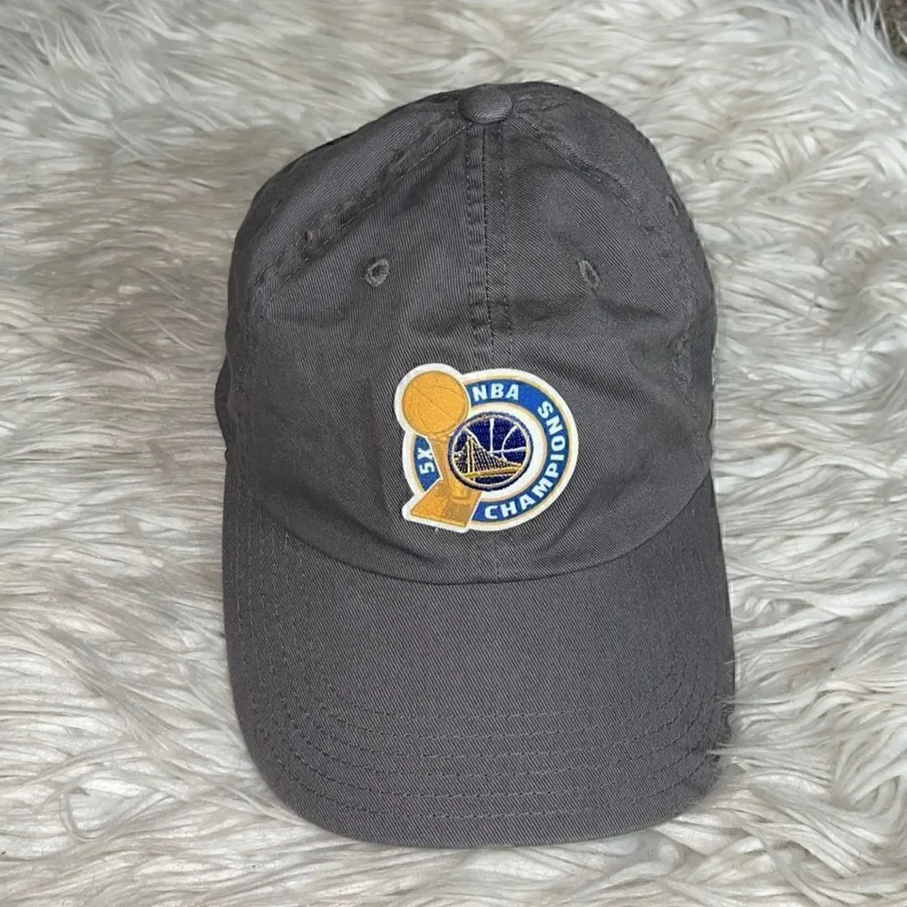 Adidas Hat Youth NBA golden State champions  2017 finals Baseball cap Gray‎